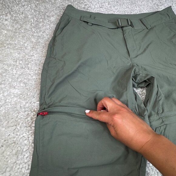 The North Face Paramount Convertible Hiking Pants Green 10 - Picture 7 of 11